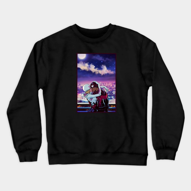 Valentines in the city Crewneck Sweatshirt by Shoryotombo